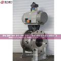 CF8 CF8m Flange Wafer Type V Port Ball Valve